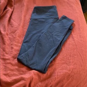 Cotton black leggings full length